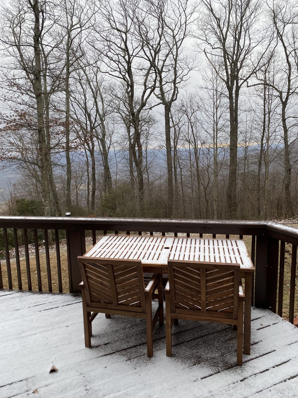 even with a dusting of snow..