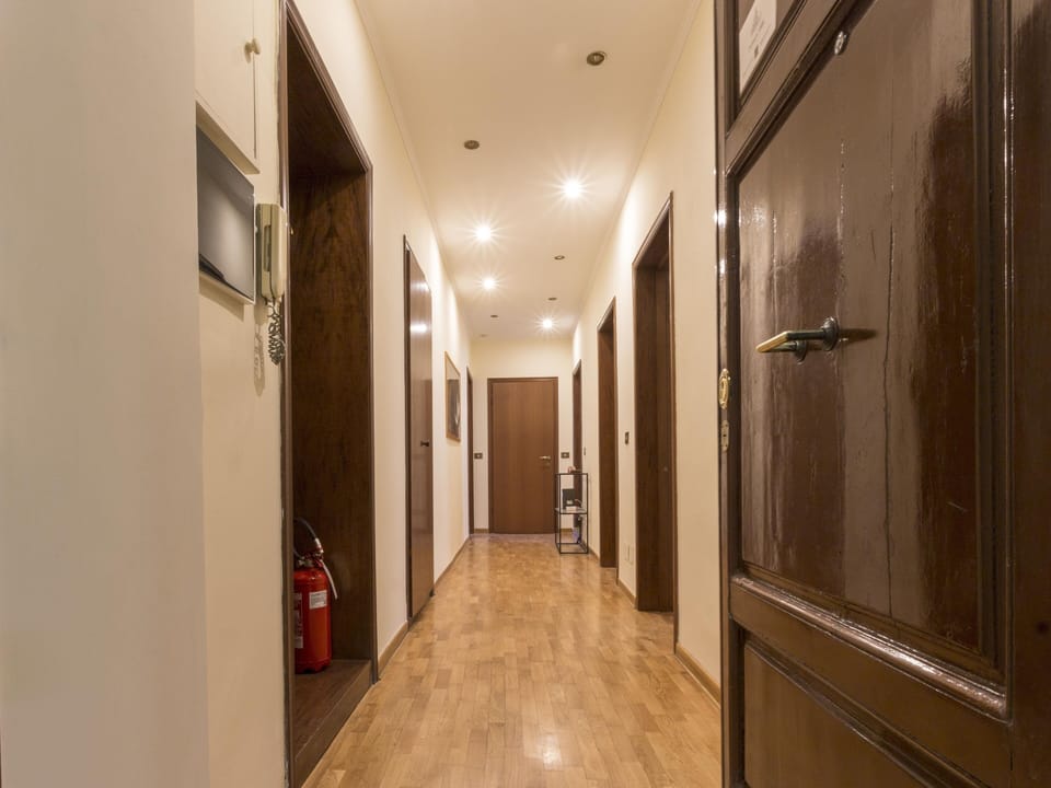 Corridor from the entrance door of the apartment