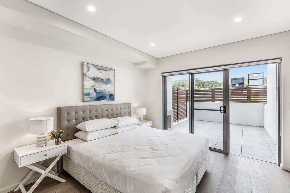 Master Bedroom with courtyard access