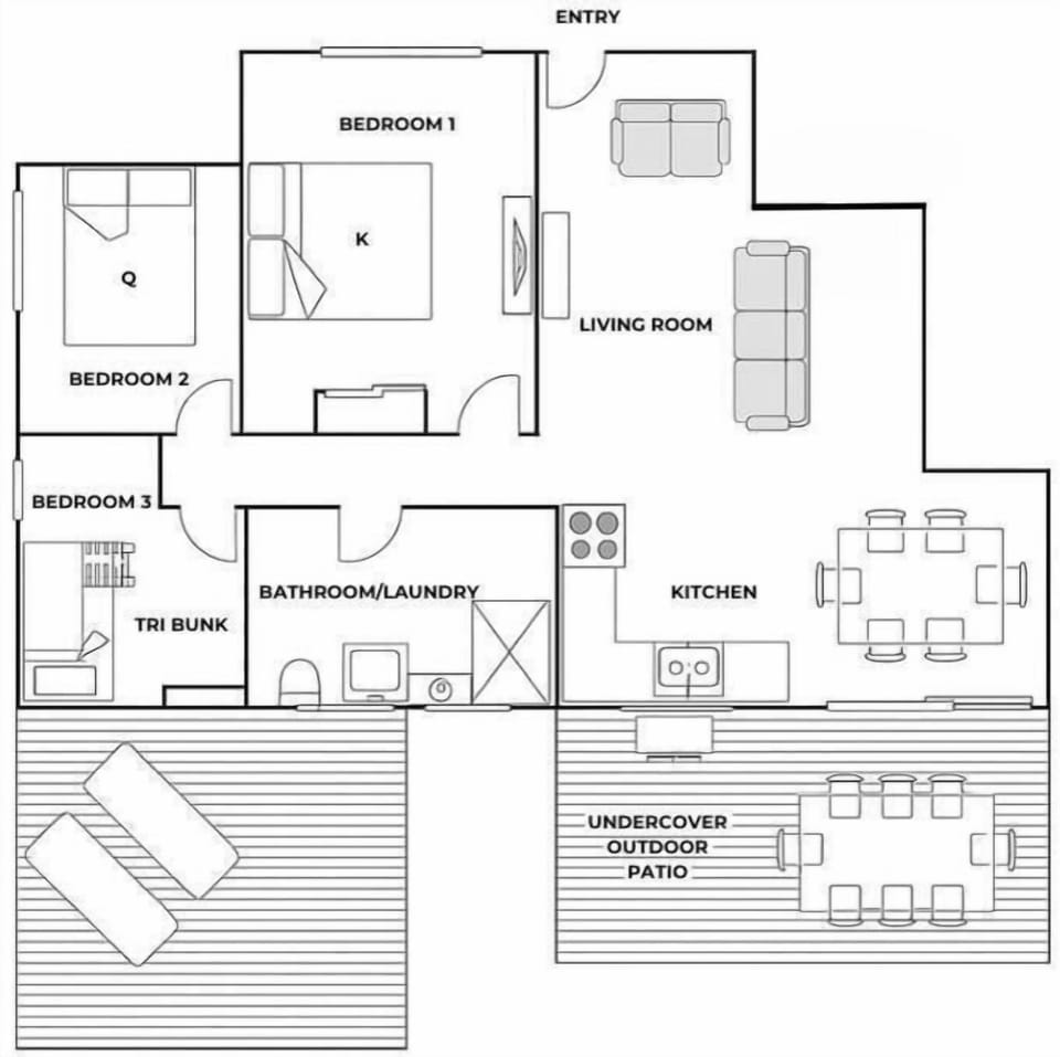 Aloha Beach House | Floorplan