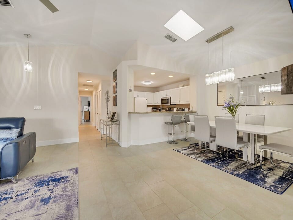 Dining and kitchen view