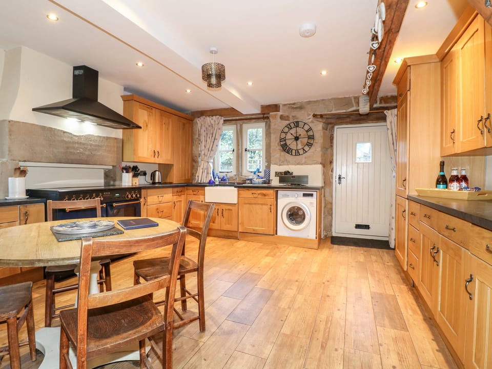 Fridge, dishwasher, electric kettle, toaster