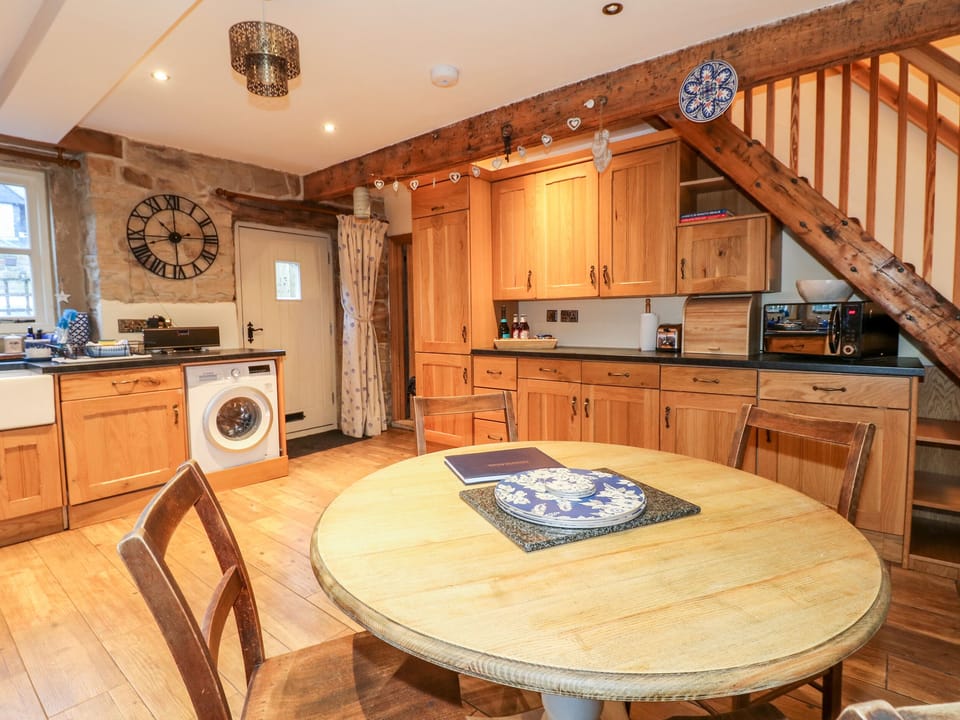 Fridge, dishwasher, electric kettle, toaster