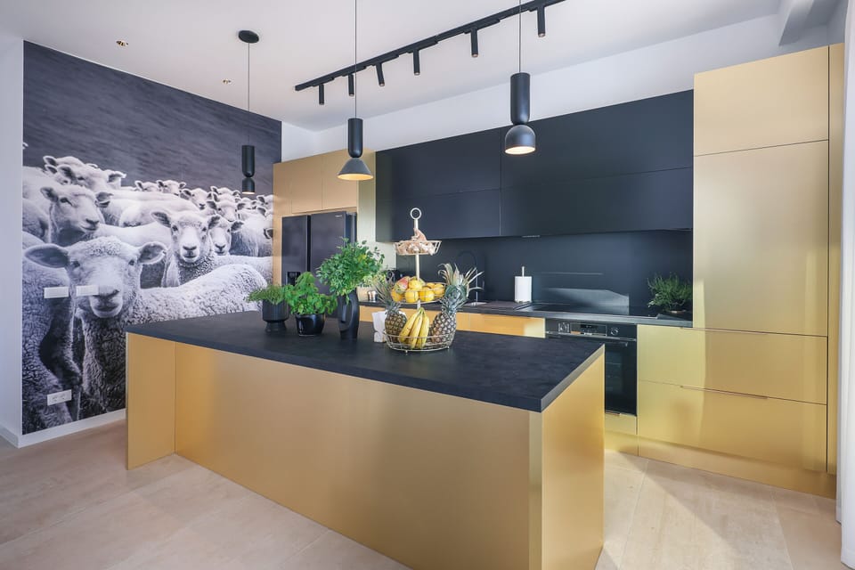 Luxury Villa, 5 Bedrooms, Private Pool, Sea View | Private kitchen | Full-size fridge, microwave, oven, stovetop