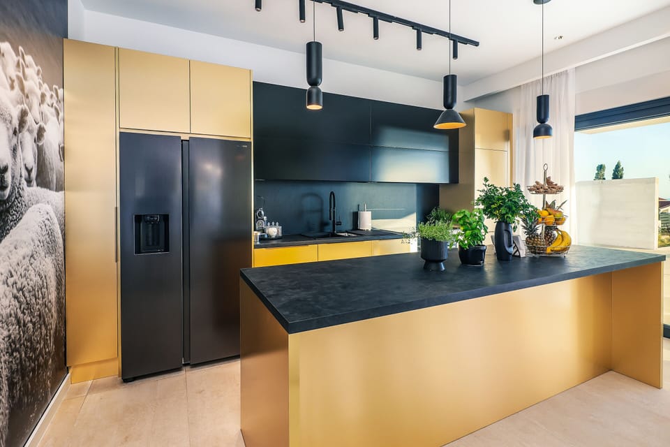 Luxury Villa, 5 Bedrooms, Private Pool, Sea View | Private kitchen | Full-size fridge, microwave, oven, stovetop