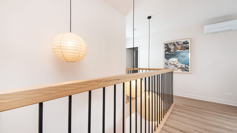 Enjoy the timeless beauty of hardwood flooring that adds warmth and elegance to every step.