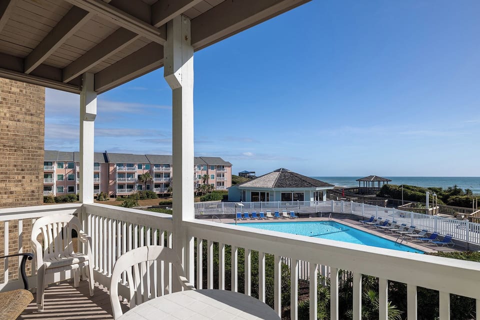 Pool from Living Room Balcony