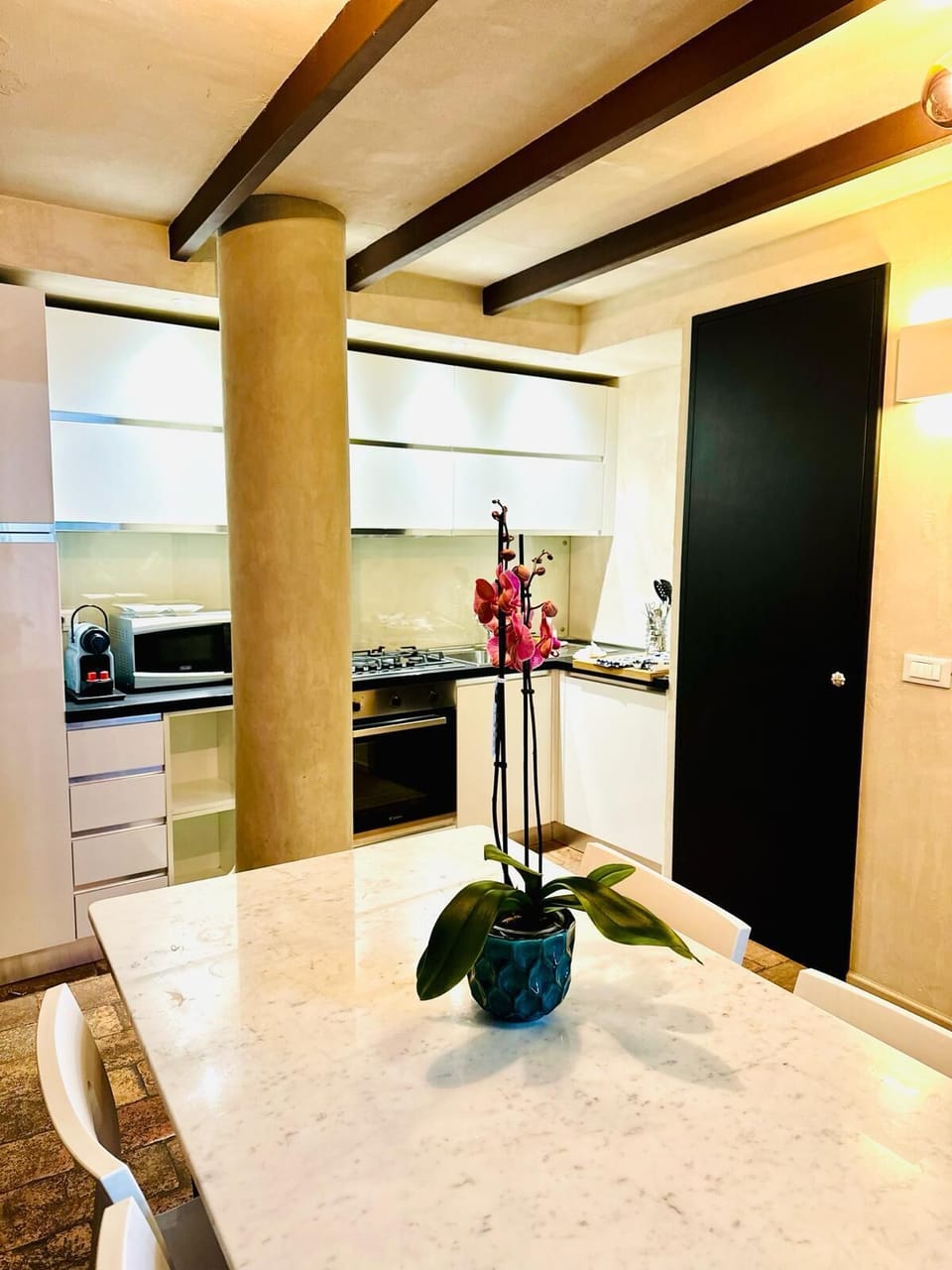 Exclusive Duplex | Private kitchen | Full-size fridge, microwave, oven, dishwasher