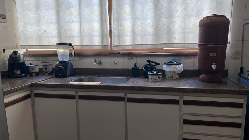 Villa | Private kitchen | Fridge, microwave, cookware/dishes/utensils, freezer