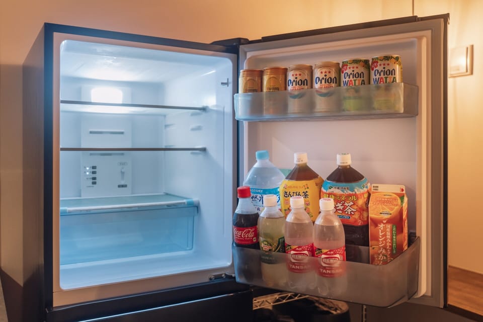 Deluxe Villa | Private kitchen | Full-size fridge, microwave, oven, stovetop