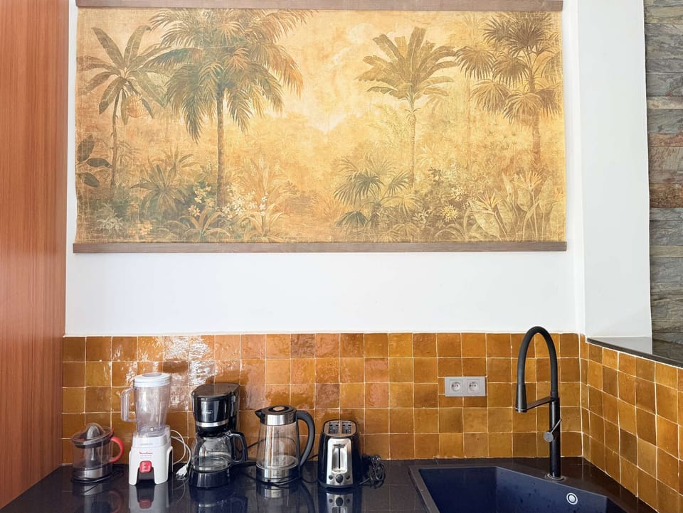 Gourmet kitchen fully equipped with everything you need.