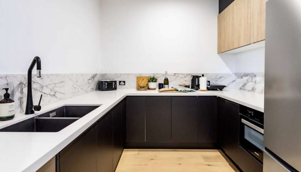 Butlers pantry with dishwasher, extra fridge and Nespresso coffee machine