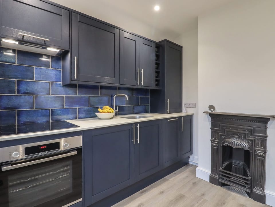 Fridge, dishwasher, electric kettle, toaster