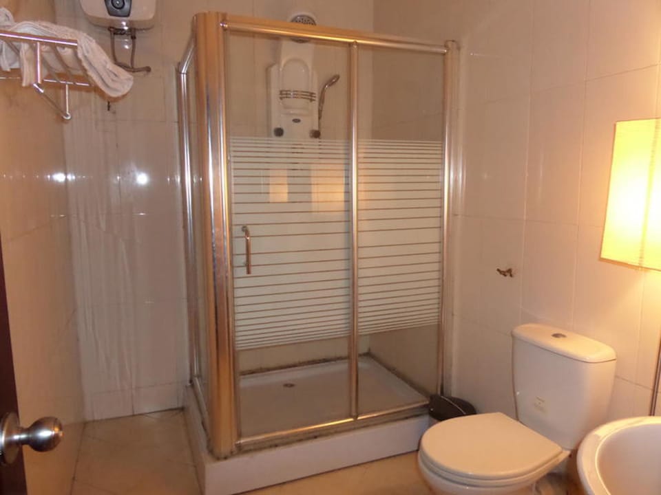 Hair dryer, towels