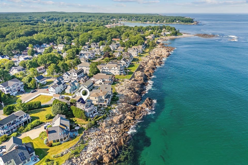 Arial View Towards Cape Neddick