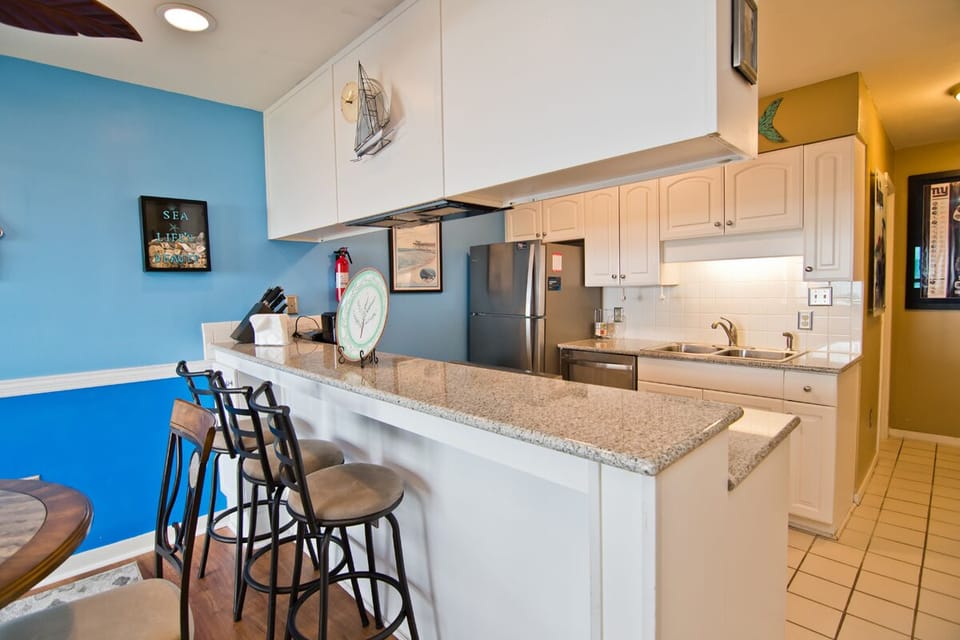 Kitchen has Bar Seating