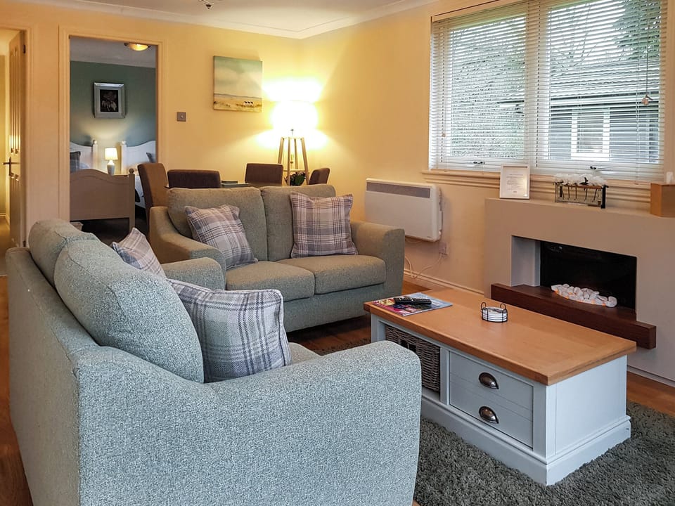 Living area | Leven Lodge 2 - Loch Lomond Sanctuary Lodges, Loch Lomond