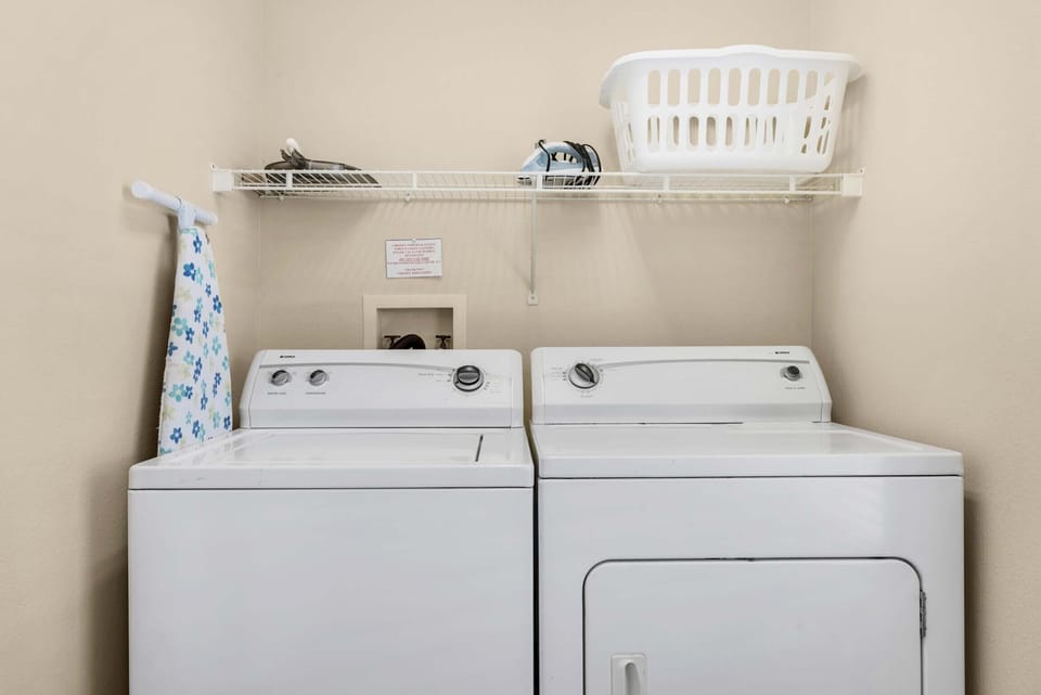 Washer and dryer
