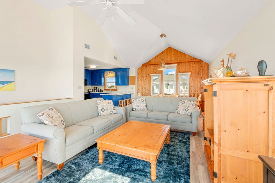 Surf or Sound Realty - 1182 - Island Breeze Avon - Great Room -4