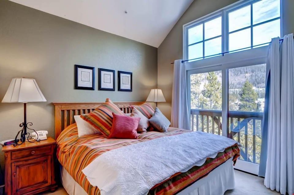 Get a good night's rest in the cozy master bedroom.