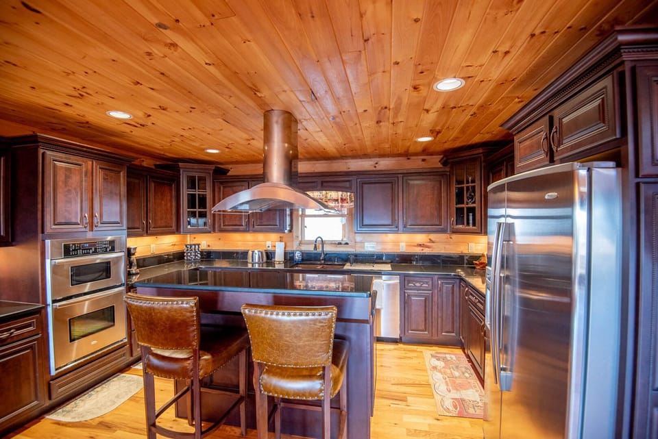 Gourmet kitchen...