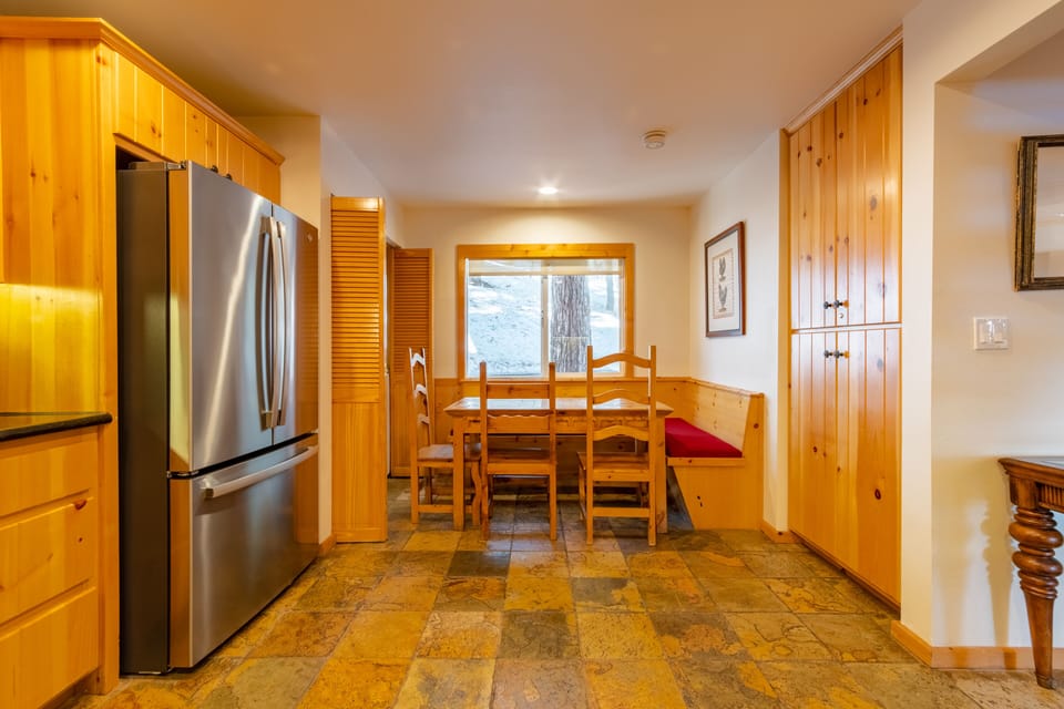 Additional dining nook off the kitchen.
