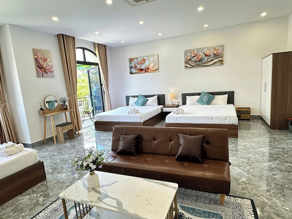 Executive Room, Multiple Beds, Balcony, Beach View | Minibar, desk, soundproofing, free WiFi