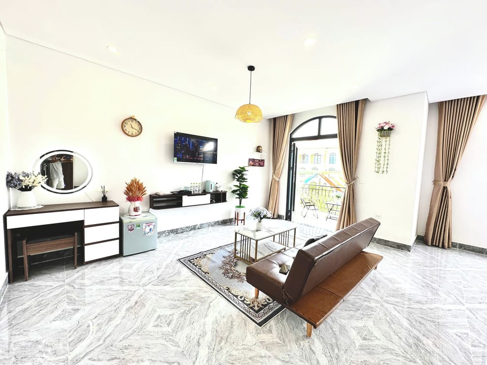 Luxury Quadruple Room, Balcony, Beach View | Minibar, desk, soundproofing, free WiFi