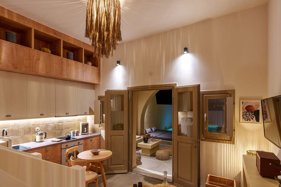 Deluxe Villa | Living area | 23-inch Smart TV with satellite channels, Netflix, streaming services