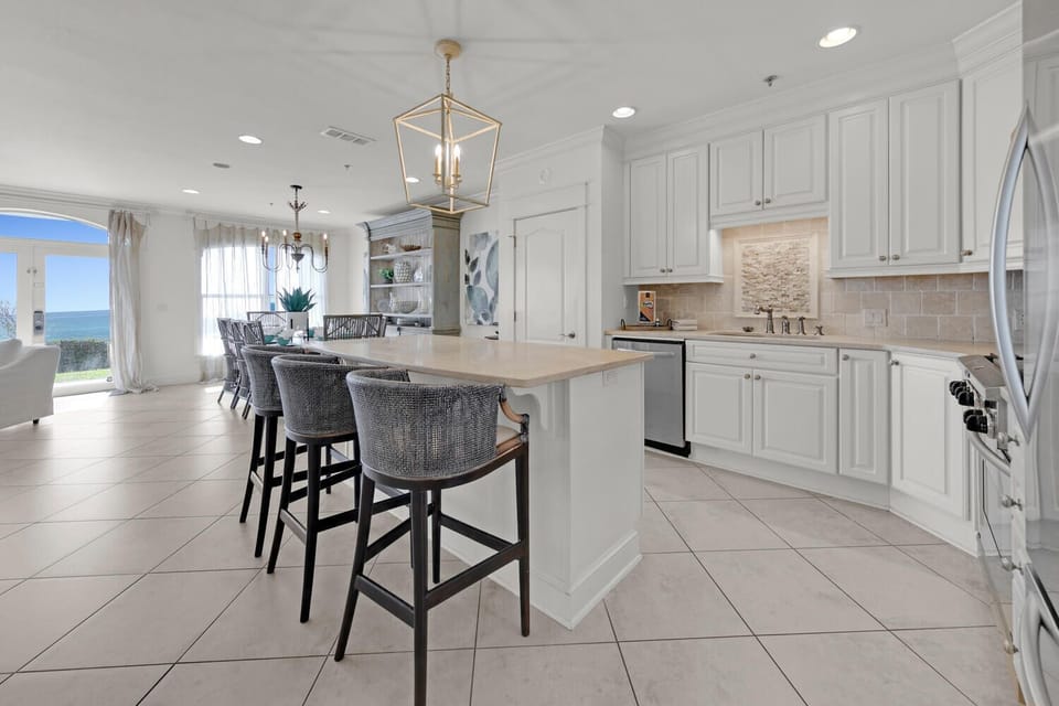 Kitchen Area with Bar Seating