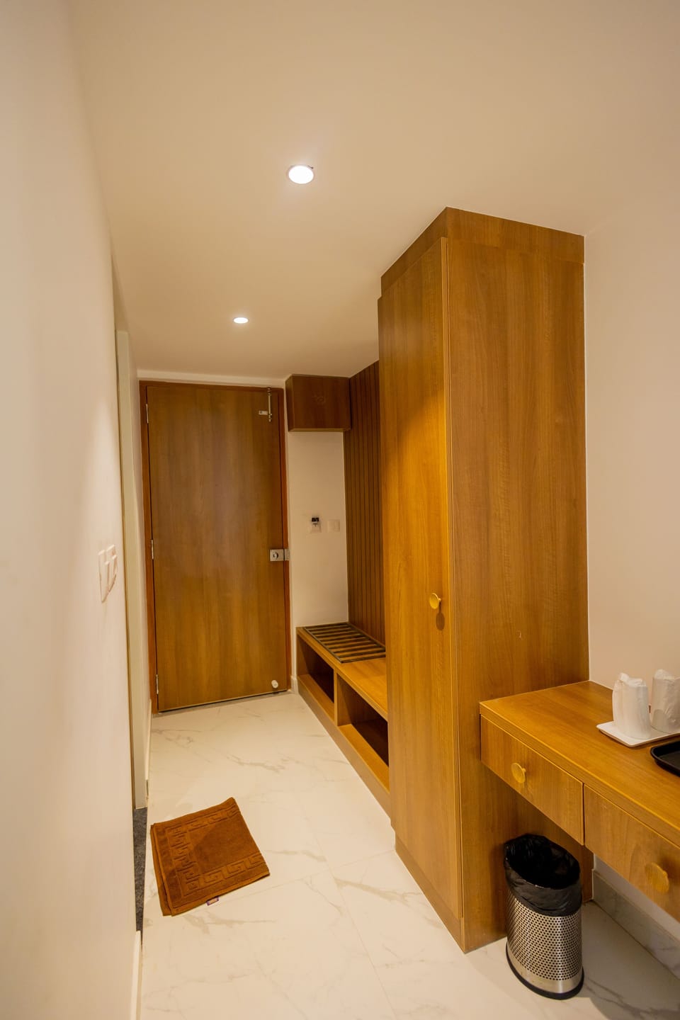 Interior entrance