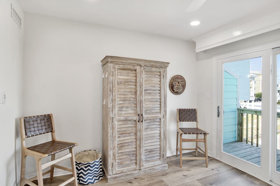 Armoire for storage and a TV(not pictured)
