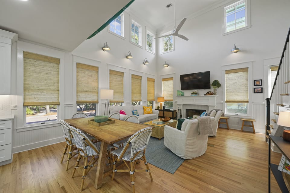 OPEN LIVING, DINING, & KITCHEN ON FIRST