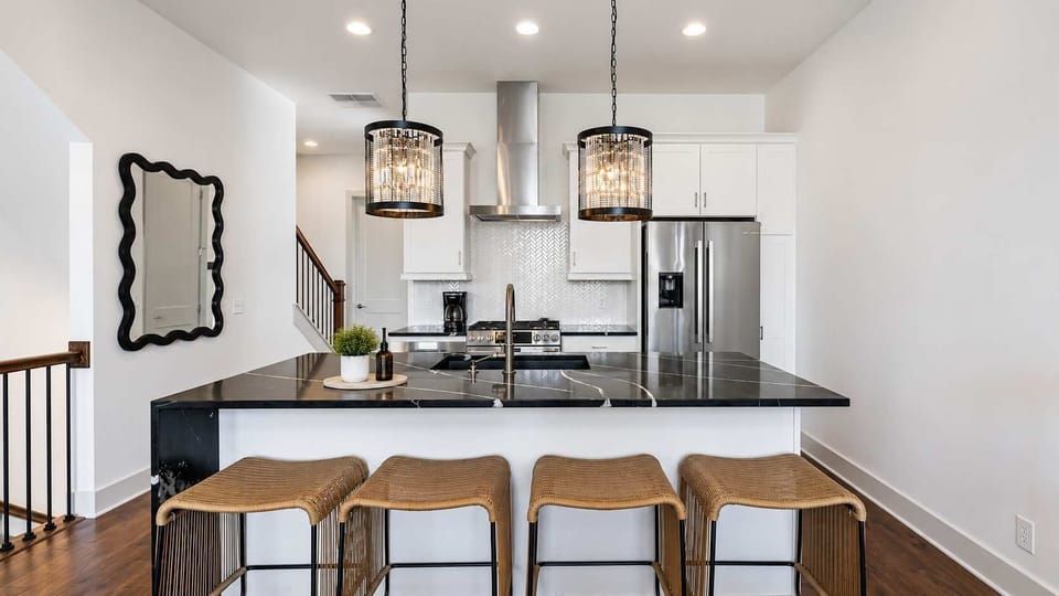 Contemporary kitchen fully equipped for cooking, entertaining, and memorable culinary adventures.