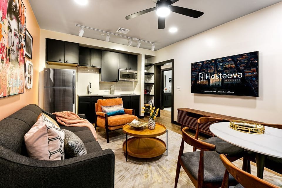 Living Room and Dining Area