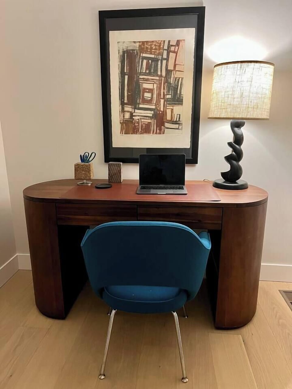 Dedicated work space on the main floor