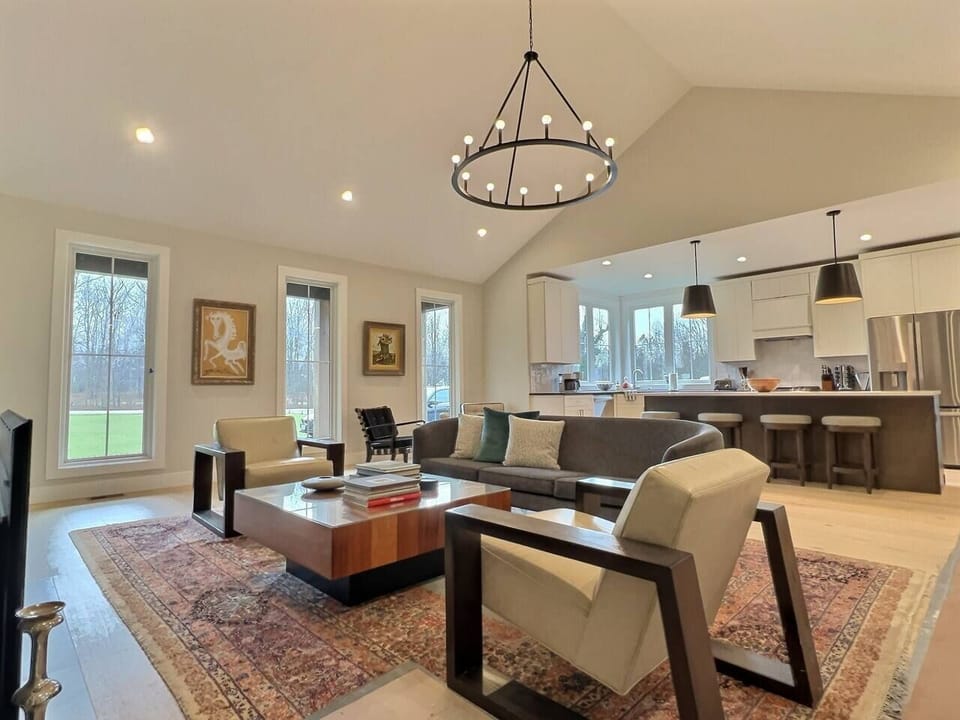 Main floor entertaining area