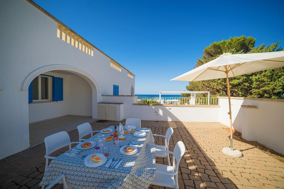 Standard Apartment, 2 Bedrooms, Terrace (La Primula Apartment 3 Sea View) | Outdoor dining