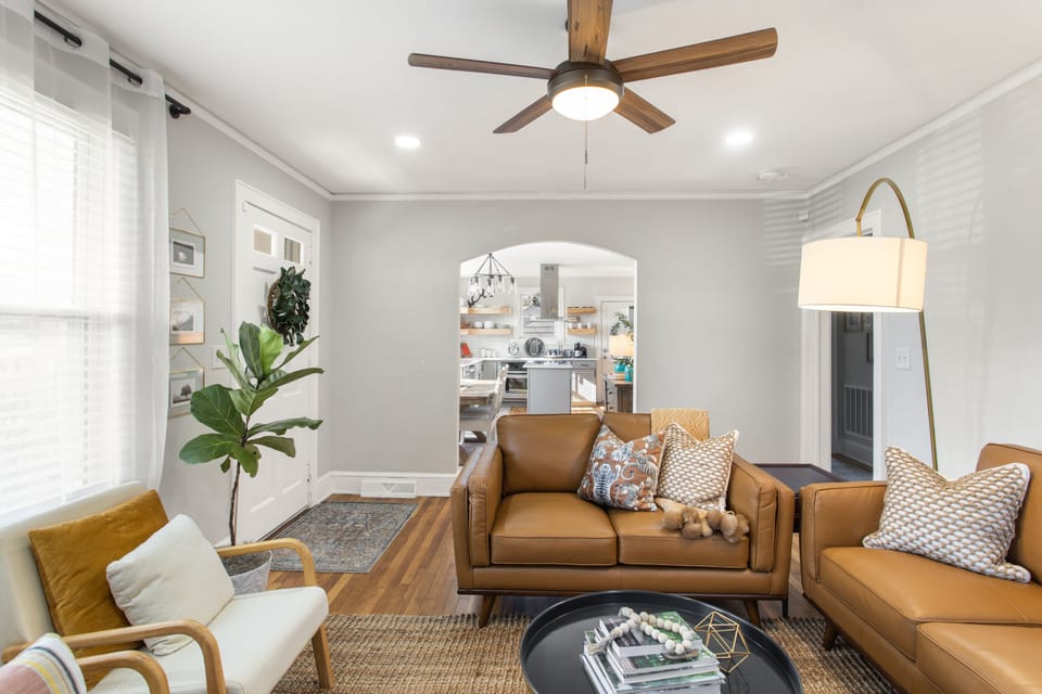 The livingroom that makes you kick off your shoes, sink in, and forget time