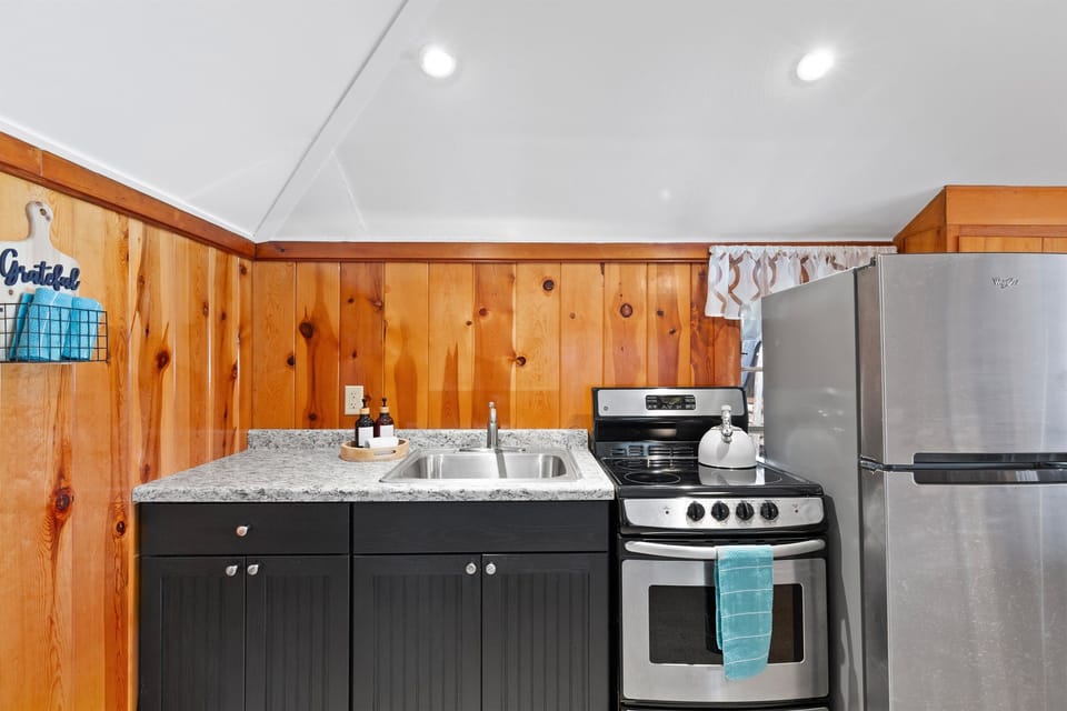Compact stove ideal for crafting delicious meals.