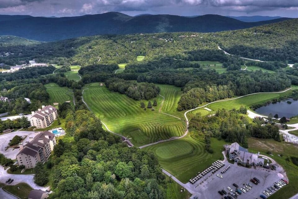 Property surrounded by majestic mountain views.