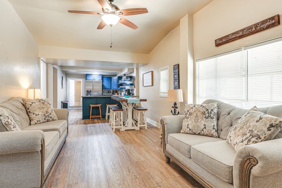 Living Room | Central A/C | Free WiFi
