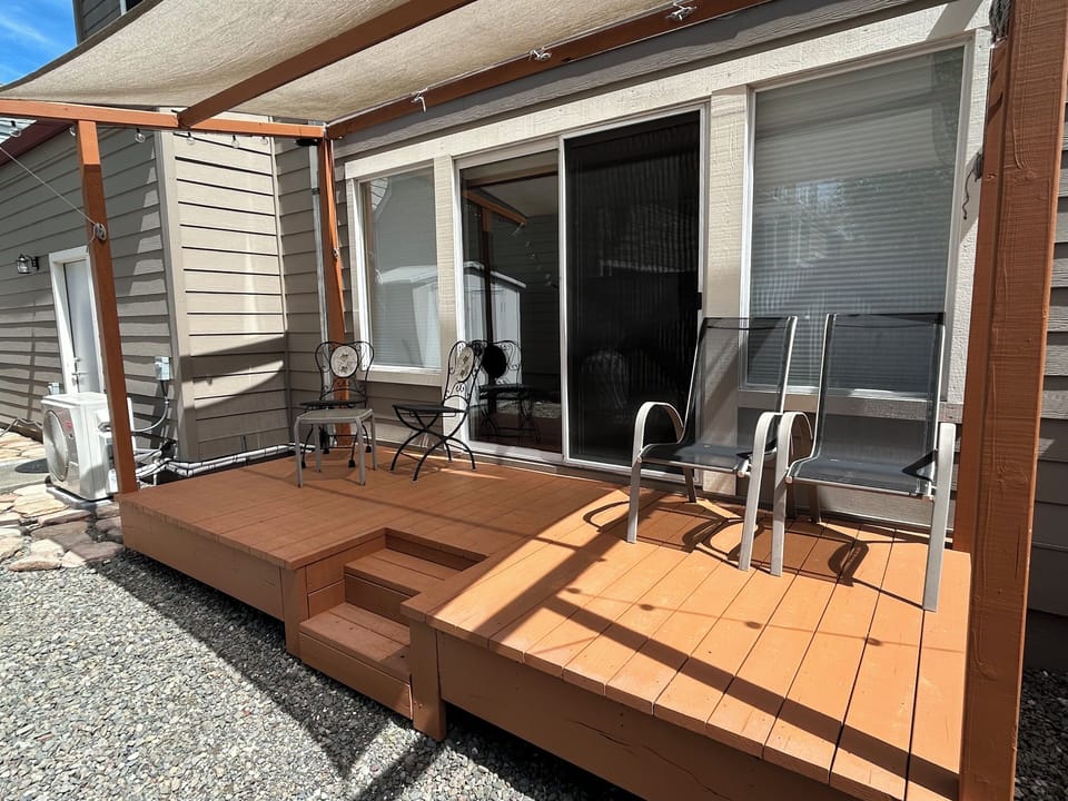 Deck and furniture