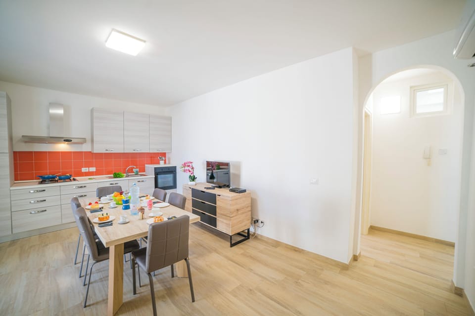Kitchen and dining area