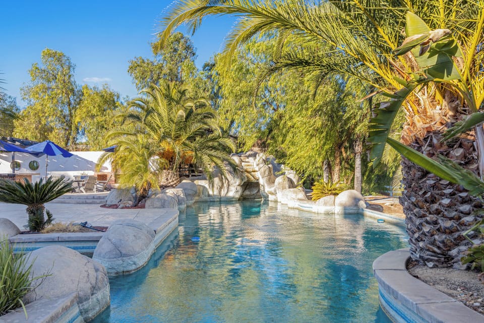 Splash into the pool or perfect your tan.