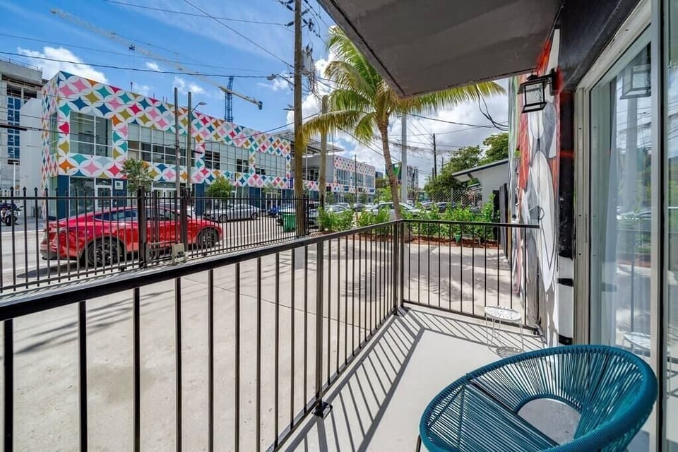 Private Balcony overlooking Wynwood's 26th Street 