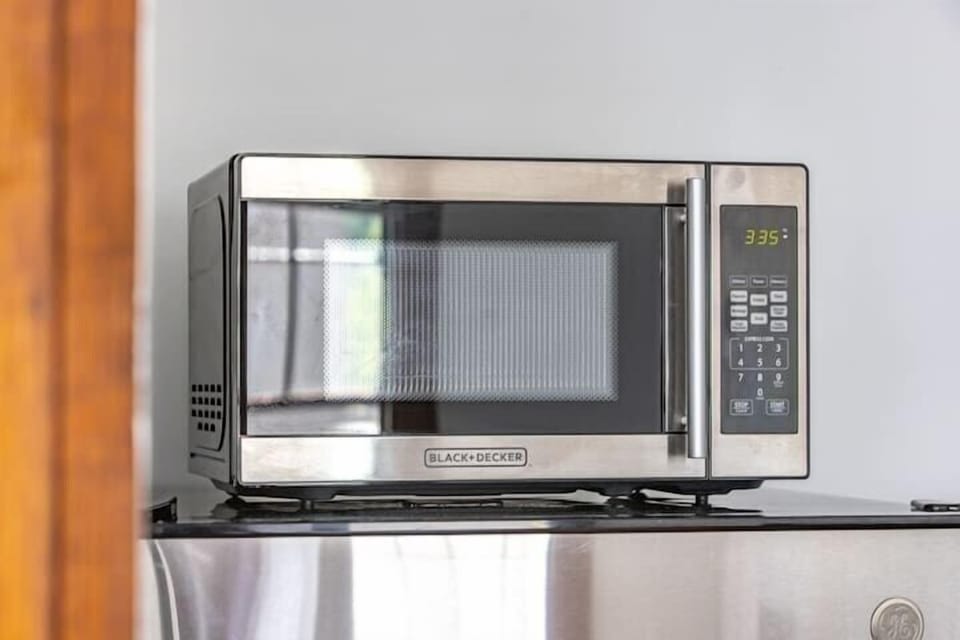 microwave for easy meals and snacks