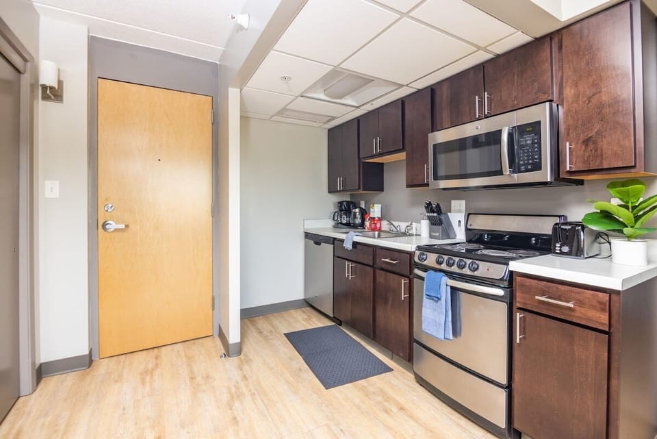 Fully equipped kitchen