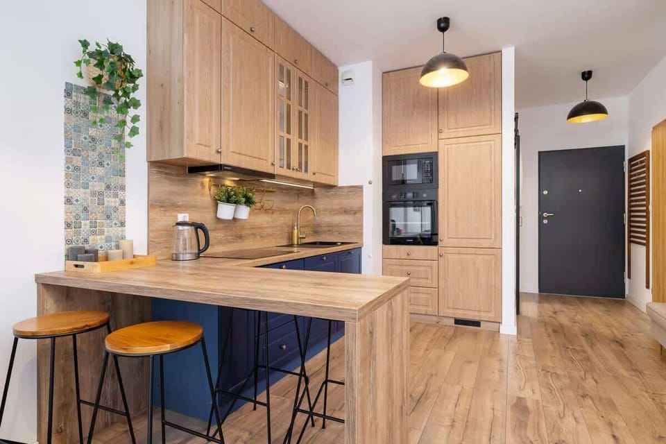 Kitchenette with a dishwasher
