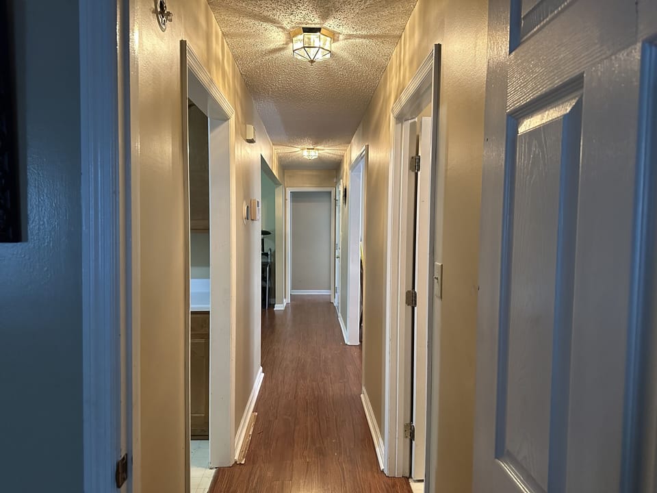 Hallways to two other Bedrooms